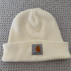 Carhartt Off-White Knit Beanie mens one size